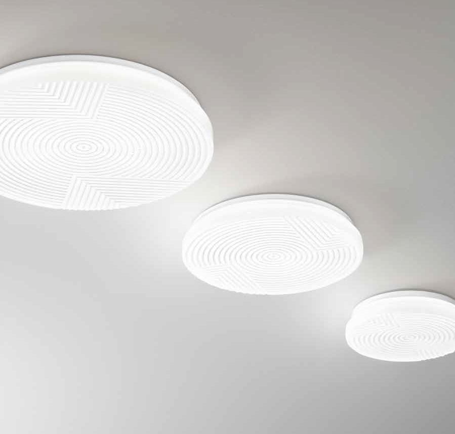 STREAM LED CEILING LAMP WHITE 40W 6000LM CCT IP44 50X50X8CM